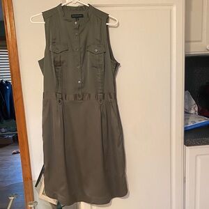 Banana Republic Olive Midi Dress